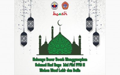 Borcess Ashokal Hajar mengucapkan Selamat hari raya Iedul Fitri 1 Syawal 1440 H