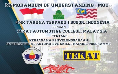 MOU SMK Taruna Terpadu 1 dengan TEKAT Automotive College