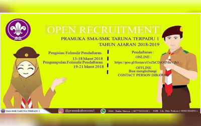 Recruitment Pramuka SMA SMK TARUNA TERPADU 1