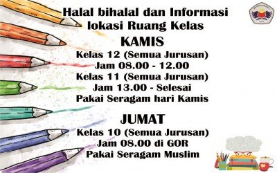 Halal bihalal dan Info Kelas